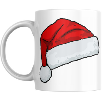 Kubek Na Święta Gwiazdkę Prezent na Mikołaja Mikołajki Czapka Mikołaja