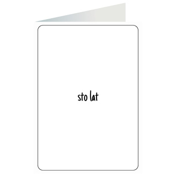 Kartka okolicznościowa - Sto lat