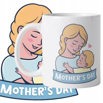 Kubek z Nadrukiem dla Mamy MOTHER`S DAY Prezent Dzień Matki Upominek