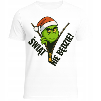 Koszulka Świąteczna Grinch Humor Zabawna Super Prezent Boże Narodzenie