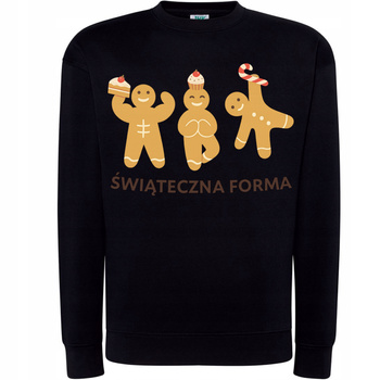 Bluza Świąteczna Forma Zabawne Pierniki Idealny Prezent HIT Świąteczny