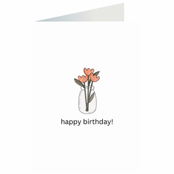 Kartka okolicznościowa - Wazon