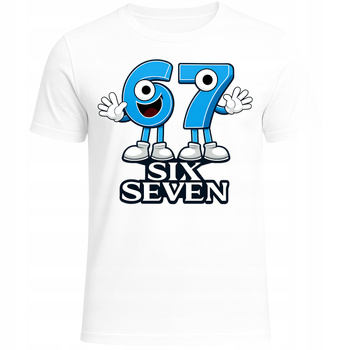 Koszulka Dziecięca HIT VIRAL SIX SEVEN 67 Modna Super na Prezent