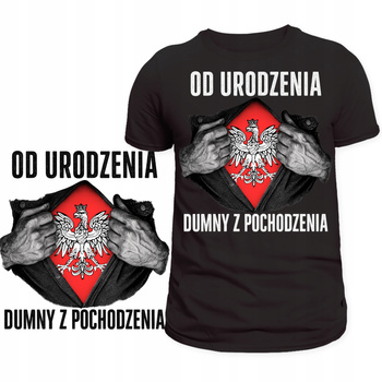 Koszulka Patriotyczna Święto Niepodległości Polska Super Nadruk Prezent