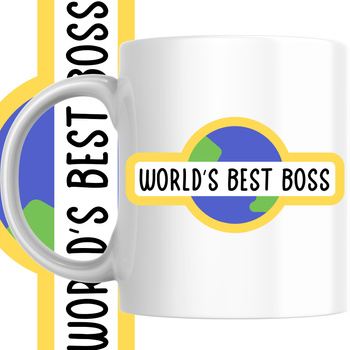 Kubek Nadruk Best Boss Najlepszy Szef Do Pracy Biura Upominek Prezent