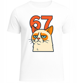 Koszulka Dziecięca VIRAL 67 SIX SEVEN Modna HIT Super na Prezent