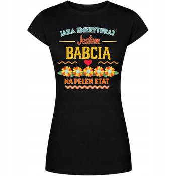 Koszulka Na Dzień Babci Ze Śmiesznym Nadrukiem Babcia Super Prezent HIT