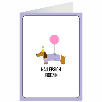 Kartka okolicznościowa - Jamnik