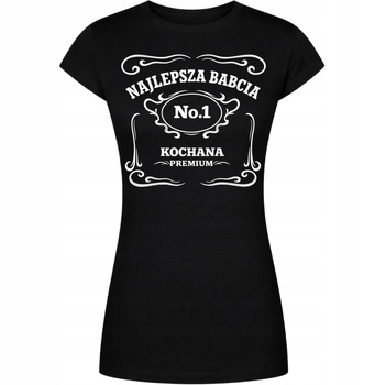 Koszulka Na Dzień Babci Z Nadrukiem Babcia Numer 1 Super Na Prezent HIT