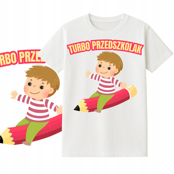 Koszulka na Dzień Przedszkolaka dla Dzieci Nadruk do Przedszkola