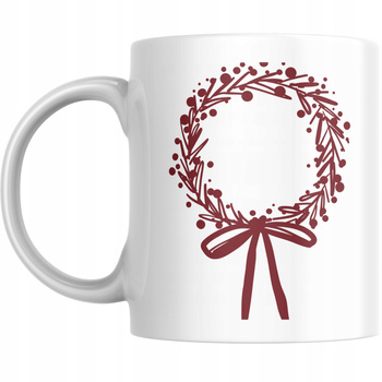 Kubek Na Święta Gwiazdkę Prezent Boże Narodzenie Mikołajki Wieniec