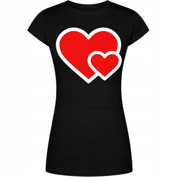 Koszulka Na Walentynki Super Wzór Serduszka Prezent Dla Drugiej Połówki