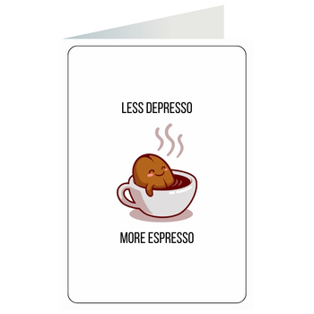 Kartka okolicznościowa - Espresso