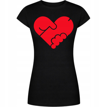 Koszulka Na Walentynki Śmieszny Nadruk Dwuznaczne Serce Super Prezent