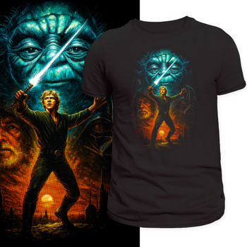 Koszulka Gwiezdne Wojny Star Wars Film Nadruk HD T-Shirt na Prezent
