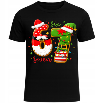 Koszulka Świąteczna Dziecięca HIT 67 SIX SEVEN Prezent Święta Modna