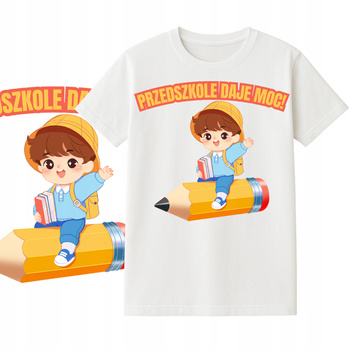 Koszulka na Dzień Przedszkolaka dla Dzieci Nadruk do Przedszkola