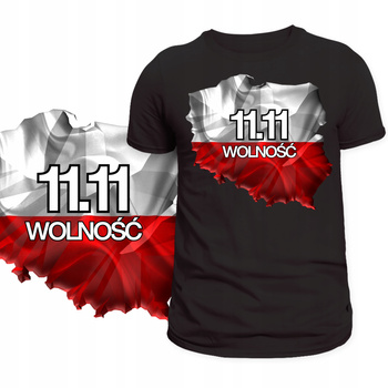 Koszulka Patriotyczna Polska Super Nadruk Święto Niepodległości Prezent