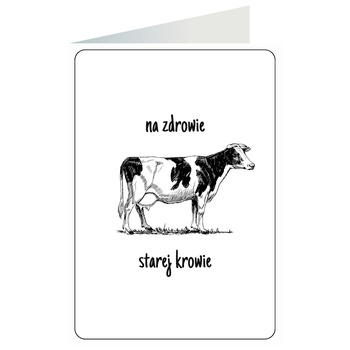 Kartka okolicznościowa - Krowa