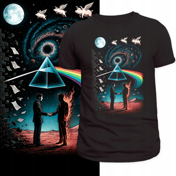 Koszulka Pink Floyd Rock Band Muzyka Nadruk HD Prezent na Koncert