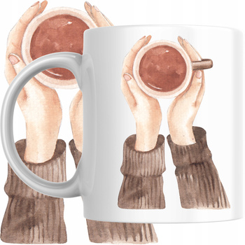 Kubek Nadruk Coffee Kawa Kawka Do Pracy Biura Stylowy Upominek Na Prezent