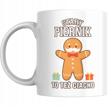 Kubek Na Święta Gwiazdkę Prezent na Mikołaja Mikołajki Śmieszny Piernik