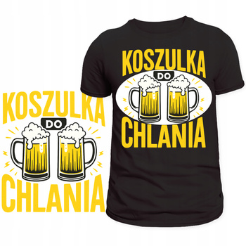 Koszulka do Chlania Super Śmieszny Nadruk Idealny na Zabawny Prezent