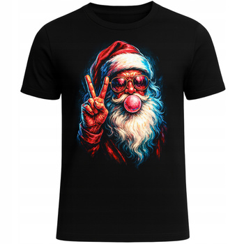 Koszulka Świąteczna Super Wyluzowany Mikołaj Super Prezent Świąteczny