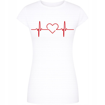 Koszulka Na Walentynki Super Nadruk SERCE Prezent Dla Drugiej Połówki