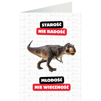 Kartka okolicznościowa - Dinozaur
