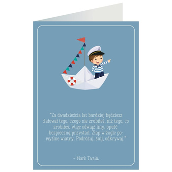 Kartka okolicznościowa - Żeglarz