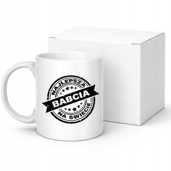 Kubek na Dzień Babci Najlepsza Babcia na Świecie Zabawny Prezent 330ml