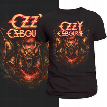 Koszulka Ozzy Osbourne Black Sabbath Rock Heavy Metal Nadruk HD Prezent