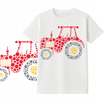 Koszulka na Dzień Kropki dla Dzieci Nadruk do Przedszkola Szkoły