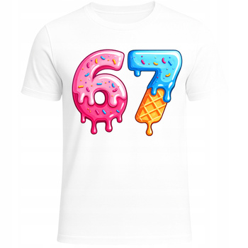 Koszulka Dziecięca 67 SIX SEVEN Modna VIRAL Super HIT na Prezent