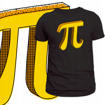T-Shirt Męski Śmieszny Nadruk Matematyka Matematyk Liczba Pi Prezent