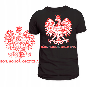 Koszulka Patriotyczna Święto Niepodległości Polska Super Nadruk Prezent