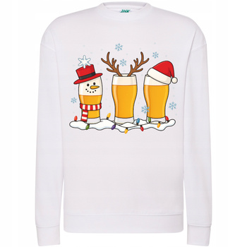 Bluza Świąteczna Piwo Święta Zabawny Super Prezent Idealny dla Piwosza