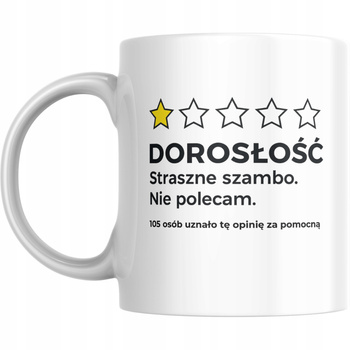 Kubek Prezent Na Osiemnaste Urodziny 18 LAT Osiemnastka Super Prezent