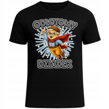 Koszulka Na Dzień Dziadka Nadruk Odlotowy Dziadek Śmieszny Prezent HIT