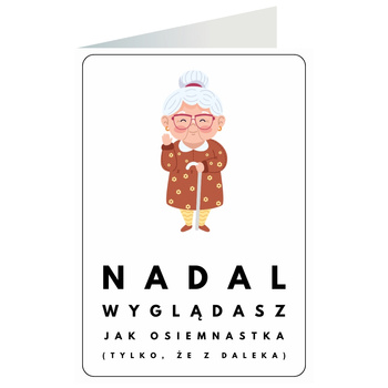 Kartka okolicznościowa - Wzrok