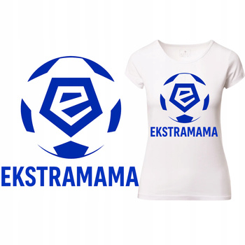T-Shirt Damski Koszulka Zabawny Nadruk EKSTRAMAMA Dzień Matki Prezent