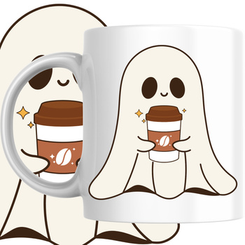 Kubek Nadruk Duch Duszek Kawa Do Pracy Biura Stylowy Upominek Na Prezent