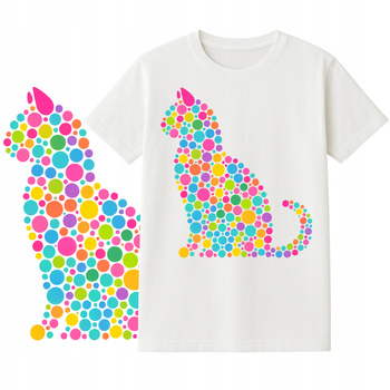 Koszulka dla Dzieci na Dzień Kropki Nadruk do Przedszkola Szkoły