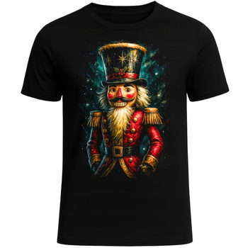 Koszulka Świąteczna z Nadrukiem Dziadek do Orzechów Super na Prezent