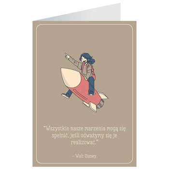 Kartka okolicznościowa - Rakieta