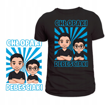 Koszulka Na Dzień Chłopaka Idealny Prezent Chłopaki Debeściaki Nadruk