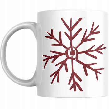 Kubek Na Święta Gwiazdkę Prezent na Boże Narodzenie Mikołajki Śnieżynka