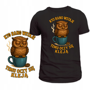 Koszulka dla Śpiocha Super Nadruk dla Lenia Łóżko Sen HIT na Prezent