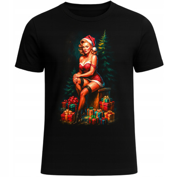 Koszulka Świąteczna Nadruk 3D Zabawny Prezent W Świątecznym Klimacie